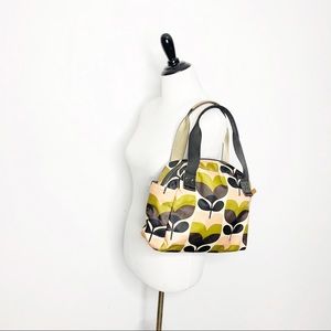 Orla Kiely Rosebud Zip Handbag Medium Shoulder Bag